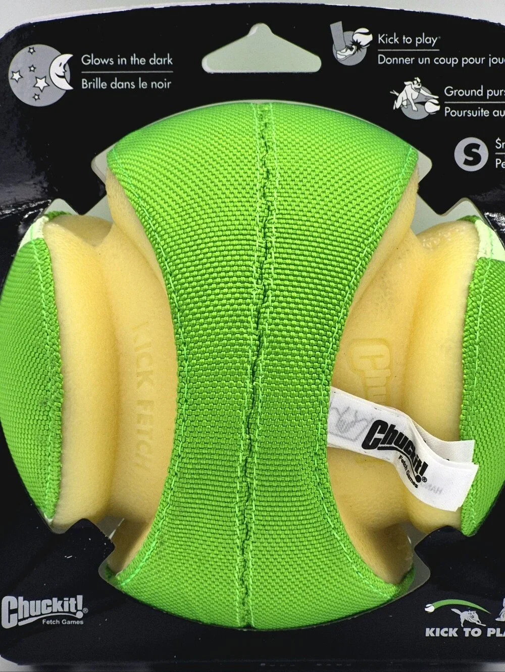 Chuckit! Max Glow Kick Fetch Small 5.5” Dog Toy New
